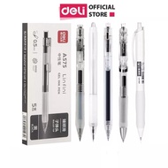 COMBO of 5 DELI BLACK GEL PEN 0.5MM. INCLUDES 5 PEN MODELS A575, A057B, S60, S101, A623 Deli Pen