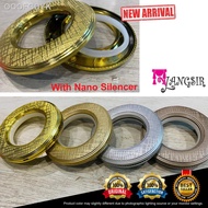 [readystock]﹉MYLANGSIR Curtain Eyelet Ring/Cincin Langsir Nano Silencer/Ring Grommet Top/Harga Borong(50pcsx1 Kotak)
