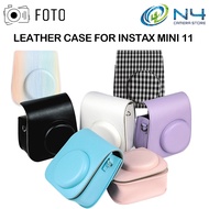 Instax Mini 11 Leather Case/Leather Pouch/Hard Case for Fujifilm Instax Mini 11 Instant Camera
