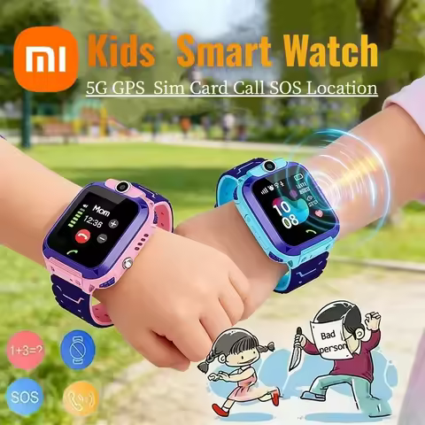 Xiaomi 5G GPS Kids Smart Watch Sim Card Call SOS Location Child Smart Watch Camera Waterproof Watch 