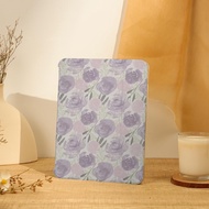 Purple Rose iPad Case,iPad Air Case For 13"/11"iPad Pro 2024,13"iPad Air 6 Case,iPad mini 6 Case,10.