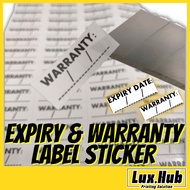 415pcs Expiry Date & Warranty Sticker | Sticker Waranty Seal | Expired Date | Stiker Label Tarikh Lu