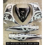 COVER SET LC135 V2~V7 SILVER BATIK SPECIAL CUSTOM EDITION