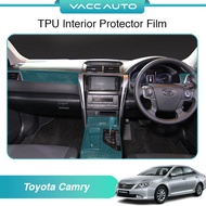 Toyota Camry XV50 ACV50 Transparent TPU Interior Protector Film Full Set Scratch Resistant Protectiv