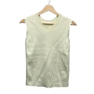 Ebure Sweater Sleeveless Size 3 Women White Direct from Japan Secondhand