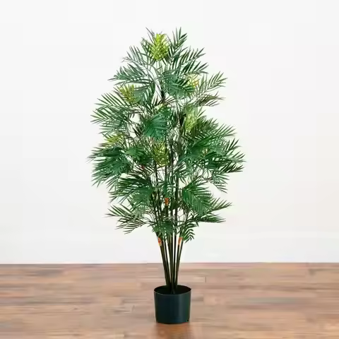 4' Parlor Artificial Palm Tree w/142 Lvs Home Decor