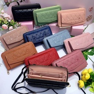 91973 Long Crossbody Bag 1 Zip Back With Card Slot For Banks (Put The Bank Do Not Fold) Mobile Phone