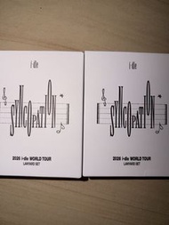 idle首爾場周邊 Lanyard set 掛牌連小卡