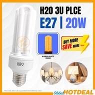 SUPER SELL H20 20W E27 Energy Saving PLCE 3U Bulb Warm White 3000K Compact Fluorescent Lamp Light Bu