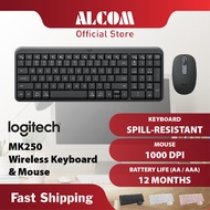 [New Arrival] LOGITECH MK250 Wireless Keyboard & Mouse Combo with 1000 DPI, 10m Range & 12M Battery 