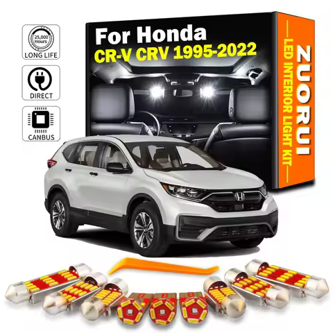 LED Interior Map Light Kit For Honda CR-V CRV I II III IV V MK 1 2 3 4 5 1995 - 2017 2018 2019 2020 
