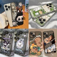 REALME C51 C53 NOTE 50 C61 C63 C65 C67 HD Transparent Black Cute Cartoon Soft Silicone Casing Cover