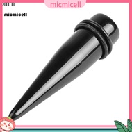 MIC_ 1Pc Acrylic Spiral Taper Flesh Tunnel Ear Stretcher Expander Cone Shape Earrings