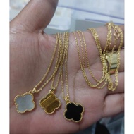 18KSaudigold 15mm VCA NECKLACE ️ PAWNABLE &