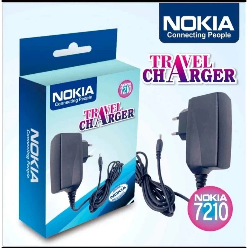 charger Nokia 7210 colokan besar original packing dus