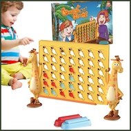 Crosses Board Game Giraffe Family Board Game Reusable and Challenging Parent-Child Game Solitaire Board Game fitshosg