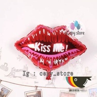 Kiss Me Foil Balloons / Kiss Me Motif Lip Foil Balloons