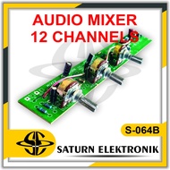 12 Channel Audio Mixer Kit S-064B