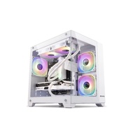 Digital Alliance N30S V2 - Micro ATX Tempered Glass PC Case - White
