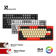 Keycool KC84 RGB Gaming Keyboard With Red switch/Brown 84 Buttons