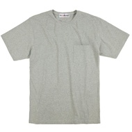 HADAY 6.5盎司 全棉短袖口袋T恤(麻灰)-多尺寸可選_廠商直送