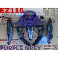 YAMAHA EZ115 PURPLE BODY COVER SET TAMPAI STRIKER YAMAHA 100% ORIGINAL HONG LEONG YAMAHA MALAYSIA
