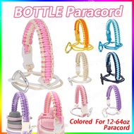 Linbai Flask Wide Mouth Water Bottle 14oz-64oz Portable Paracord Handle Rope Tumbler Accessories