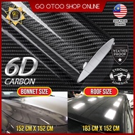 Bonnet Roof 6D Carbon Fiber Sticker Carbon Sticker Wrap Decal Car Sticker Body Car Accessories Stick