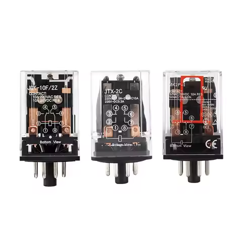 Small Intermediate Relay JQX-10F JTX-2C JTX-3C MK2P MK3P 8/11-pin PF083A PF113A 110V 220V 24V 380V 1