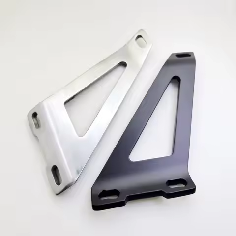 Motorcycle Exhaust Hanger Brackets Black Chrome Mount For Suzuki GSXR 600 750 GSXR 1000 Yamaha YZF R
