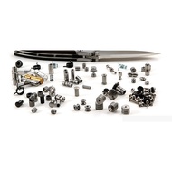 Pemesinan Pelarik CNC Aksesori Skru CNC Alat Komponen DIY Skru Loket Aloi Titanium EDC