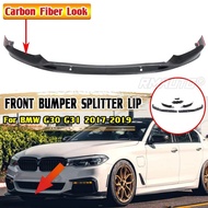 4x Car Front Bumper Lip Spoiler Splitter Surround Molding Cover Body Kit for BMW G30 G31 M Sport 201