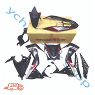 HONDA RS150R RS150 RS 150 150R V1 DOCTOR NEW DESIGN COVER SET STICKER TANAM STRIPE SIAP TAMPAL HITAM