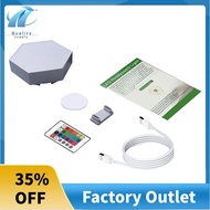 1Set RGB LED Quantum Lamp Hexagon Light Touch Sensor Colorful Modular Night Light