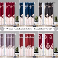 LANGSIR PINTU TINGKAP / CURTAIN WINDOW / KAIN TINGKAP / DAPUR / PINTU / Semi Blackout blind