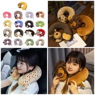 searchddsg Travel Pillow Soft and Firm Memory Foam Cushion for Kids Cartoon Animal Cute Neck Pillow for Traveling Sleepi