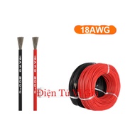 18AWG Silicon fireproof wire with high heat resistance of 200 degrees Celsius, high load capacity wi