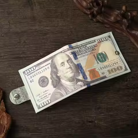 Men Money Canvas Wallets Credit ID Card Holder Bags Purses Currency Notes Pattern Insert Picture Cas