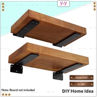 Y&amp;Y Eco Minnie Heavy Duty Metal Floating Wall Shelve / Floating Hidden Concealed Shelf Bracket / Wall Mount TV Bracket