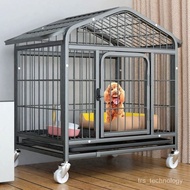 WJ02Dog Cage Medium and Large Dog Cage Bold Dog Playpen Dog House Indoor Pet Fence Iron Cage Dog House Cage CTXO