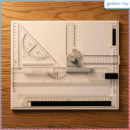 [GedonMY] A4 Drawing Board Non-Slip Grip Drafting Board Portable Drafting Table Transparent Statione