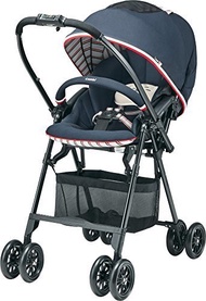 [iroiro] Combi Combi Stroller 《Mecha Karu Handi》 Egg Shock MG Tricolor Navy (Applicable to 1 month to 36 months old)