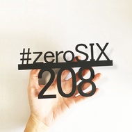 MSPGA - HDB Unit Number, Condo Unit Number, Address Sign, Door Sign, Gate Sign