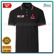 GN Polo T Shirt Sulam Evo Ralliart Mitsubishi Evolution 7 8 9 X Turbo 4G63 Engine Baju Lelaki Fashio