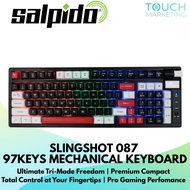 Salpido Slingshot 087 Tri-Mode Hot-Swap Gaming Keyboard, 97 Keys