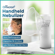 BEST SELLER TaffOmicron Alat Terapi Pernapasan Handheld Nebulizer Inhaler Atomizer /  Alat Terapi Pe