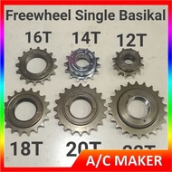 Bicycle Freewheel 12T 14T 16T 18T 20T 22T 24t Gigi Hidup Basikal Spoket kids bike Lajak Single Speed