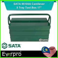 SATA 95104A 5 TRAY TOOL BOX 17" / 5 TRAY CANTILEVER TOOL BOX / TOOLS BOX