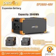 PECRON EP3800-48V Expansion Battery 3840Wh for E1500LFP/ E3600LFP/ E1000LFP/ E2400LFP/ F3000LFP Port