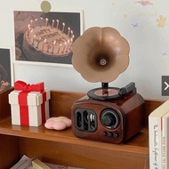 BLISS Gramophone Music Box, Gramophone Classical Phonograph Models, Simple Nordic Handicraft Simulat